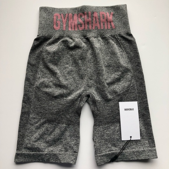 Gymshark S/M Flex Seamless Cycling Shorts & Adapt Marl Seamless Sports Bra Set - Picture 2 of 7